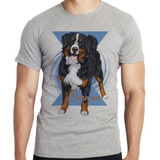 Camiseta Infantil Kids Bernese Cachorro Dog