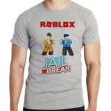 Camiseta Infantil Kids Roblox Jail Break