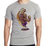 Camiseta Infantil Kids Sagat Street Figther