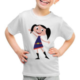 Camiseta Infantil Luna Show Da Luna