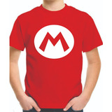 Camiseta Infantil Mário Bros ( 1