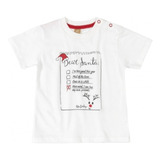 Camiseta Infantil Meia Malha Manga Curta - Natal - Up Baby