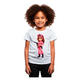 Camiseta Infantil Menina Barbie Policial 01
