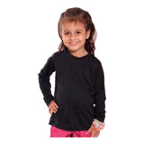 Camiseta Infantil Menina Proteção Uv Solar
