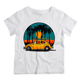 Camiseta Infantil Menino Carro Fusca Tropical