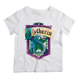 Camiseta Infantil Menino Harry Potter Sonserina