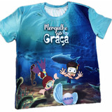 Camiseta Infantil Mergulhe Na Graça