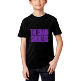 Camiseta Infantil Musica Eletronica The Chainsmokers Show