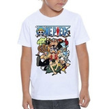 Camiseta Infantil One Piece Monkey D