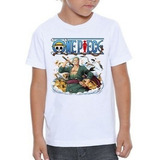 Camiseta Infantil One Piece Roronoa Zoro