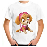 Camiseta Infantil Patrulha Canina Skye Mod.
