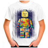 Camiseta Infantil Playmobil Boneco Brinquedo Hans