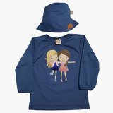 Camiseta Infantil Proteção Solar Uv50+ Unissex Kids 123 Anos