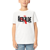 Camiseta Infantil Rbd Rebelde Tour 2023 Show Soy Rebelde Rb7