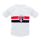 Camiseta Infantil São Paulo Branca Oficial