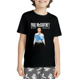 Camiseta Infantil Show Paul Mccartney Tour Got Back Rock 3