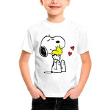 Camiseta Infantil Snoopy Woodstock Friends Filme