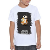 Camiseta Infantil Star Wars Bb8 Filme