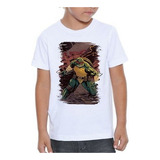 Camiseta Infantil Tartarugas Ninja Raphael Filme