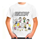 Camiseta Infantil Turma Snoopy  Peanuts