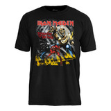 Camiseta Iron Maiden The Number Of The Beast Ts 1483 Stamp