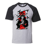 Camiseta Itachi Uchiha Akatsuki Cla Anime Naruto