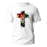 Camiseta Jesus Camisa Gospel Leão De Judá Unisex
