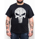 Camiseta Justiceiro Punisher - Plus Size