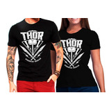 Camiseta Kit Casal Thor Deus Do