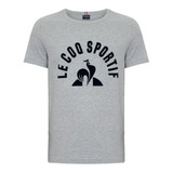 Camiseta Le Coq Ess Bat Arche Tee Gris Chine