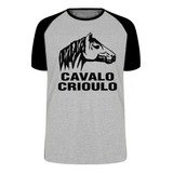 Camiseta Luxo Cavalo Crioulo Rodeio Gaucho