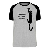 Camiseta Luxo Gato E Sapato Amor