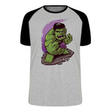 Camiseta Luxo Hulk Verdão Marvel Vingadores Avengers Heroi