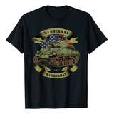 Camiseta M4 Sherman American Tank Ww2 Da Segunda Guerra Mund