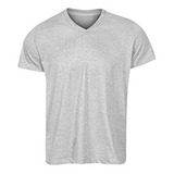 Camiseta Malha Fria Gola V Camisa Pv Azul Marinho