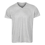 Camiseta Malha Fria Gola V Camisa Pv Poliéster Com Viscose