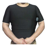 Camiseta Manga Curta C/ Coldre + Porta Carregador Axilar