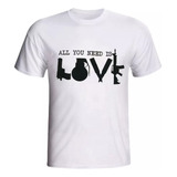 Camiseta Manga Curta Hunter Bt 100% Algodão - Love Armas