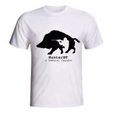 Camiseta Manga Curta Hunter Bt 100% Algodão -samurai Caçador