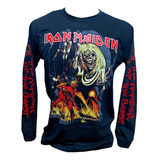 Camiseta Manga Longa - Iron Maiden - The Number