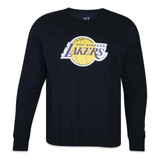 Camiseta Manga Longa Nba Los Angeles Lakers Core