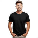 Camiseta Masculina Algodão Básica Camisa Atacado 30.1 Lisa