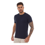 Camiseta Masculina Básica Com Elastano