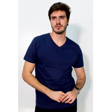 Camiseta Masculina Básica Gola V Manga Curta Anticorpus P/xl