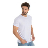 Camiseta Masculina Básica Lisa P/ Sublimação