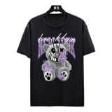 Camiseta Masculina Bear New York Camisa Estampada Streetwear