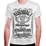 Camiseta Masculina Branca Heisenberg Whisky.ai