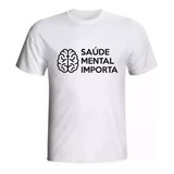 Camiseta Masculina Com Estampa Saúde Mental