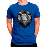Camiseta Masculina Cruz Lion Leão King