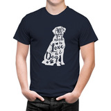 Camiseta Masculina Dog Love Cachorro Cão Amigo Pet Camisa